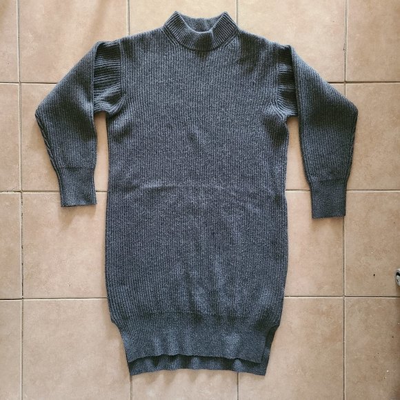 DKNY Cashmere Sweater Dress with Side Slit… - Picture 12 of 14